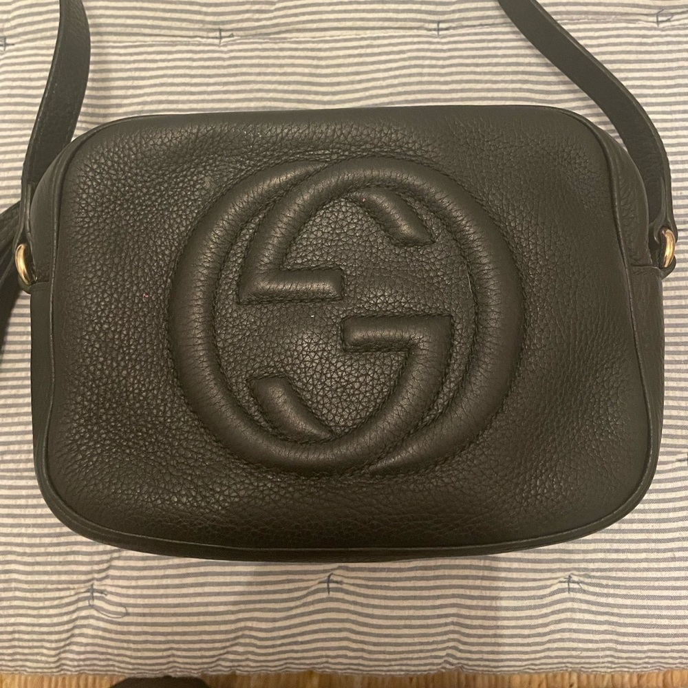 GUCCI soho small leather disco bag